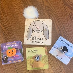 Set of Baby Books with Finger Puppets